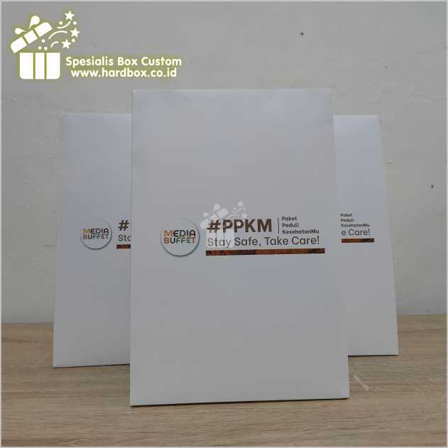 Paper bag custom tanpa tali