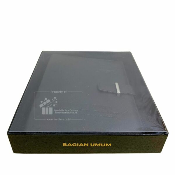 Packaging Box Untuk Buku Agenda Berbahan Softbox Dengan Model Beragam dan Custom Logo 3