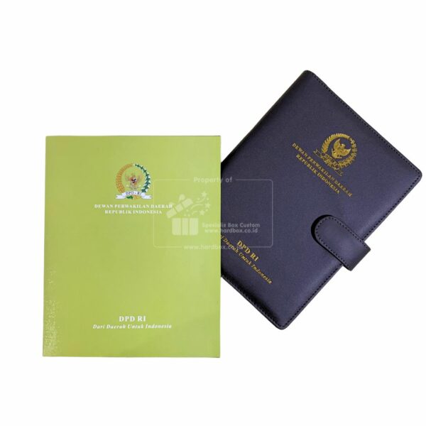 Packaging Box Untuk Buku Agenda Berbahan Softbox Dengan Model Beragam dan Custom Logo 7