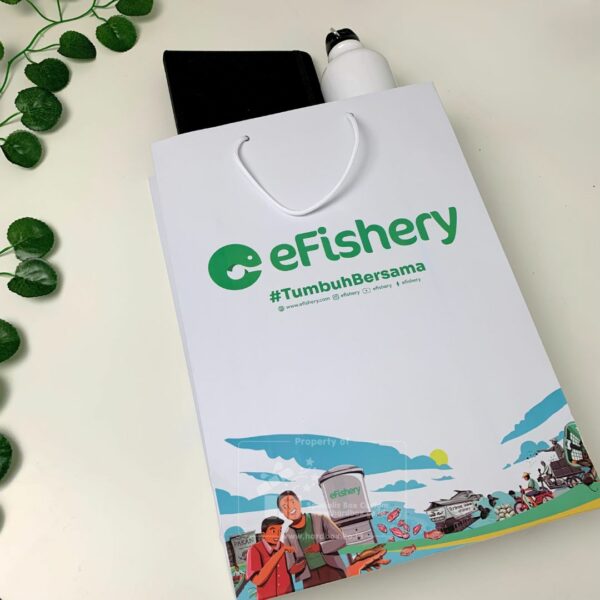 Packaging Paperbag Dengan Tali Custom Desain Grafis dan Logo 2