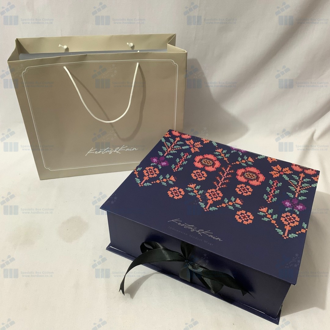 hardbox packaging paperbag 2 ink