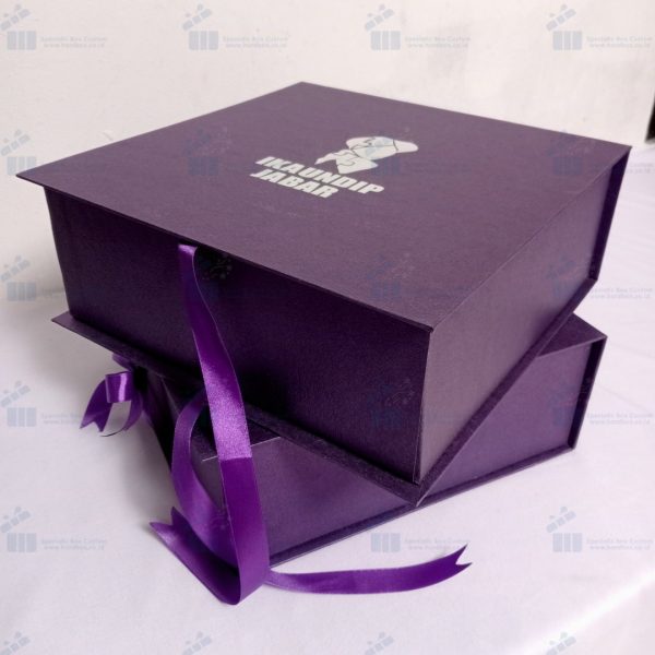 packaging hardbox tutup model buku 2 ink