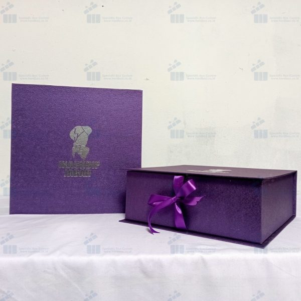 packaging hardbox tutup model buku 4 ink